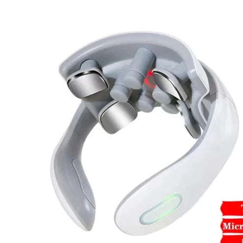 Smart Neck Massage Device Portable Shoulder and Neck Massager Cervical Vertebra Health Care Vibrator Red Light Massage