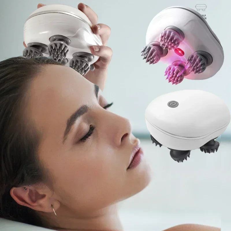 "Masajeador portátil para cuello y espalda con vibración"