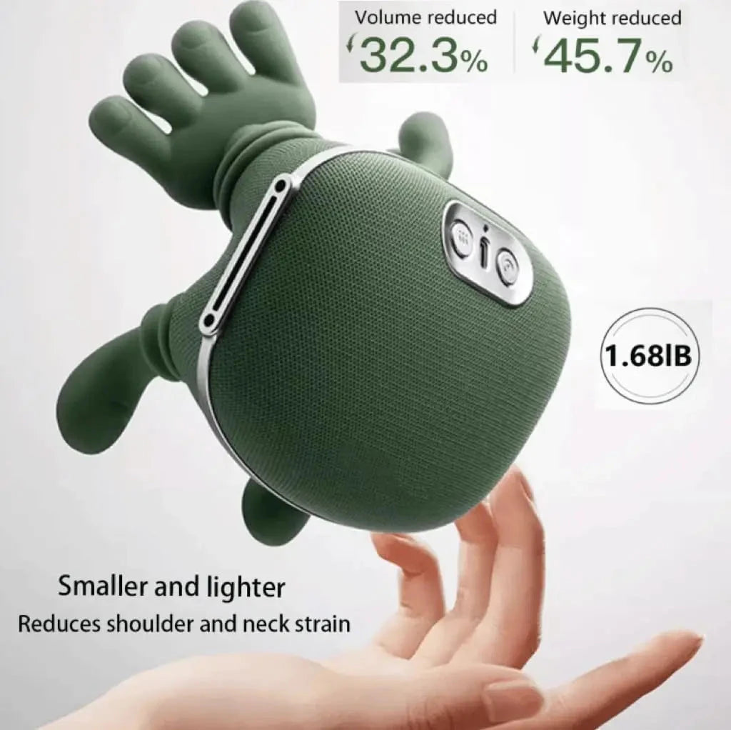 Masajeador cervical tipo chal con tecnología 4D. Alivio profundo de cuello y hombros en casa. Envío rápido. Compra ahora en NeuroTouch.